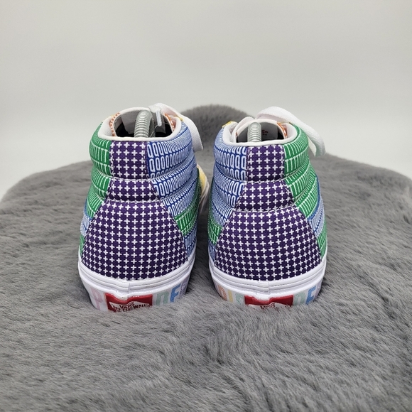 Vans Pride Sk8-Mid Men White Sneakers - Picture 5 of 6